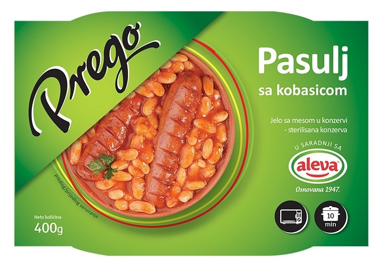 Gotova jela NEOPLANTA Prego pasulj sa kobasicom 400g