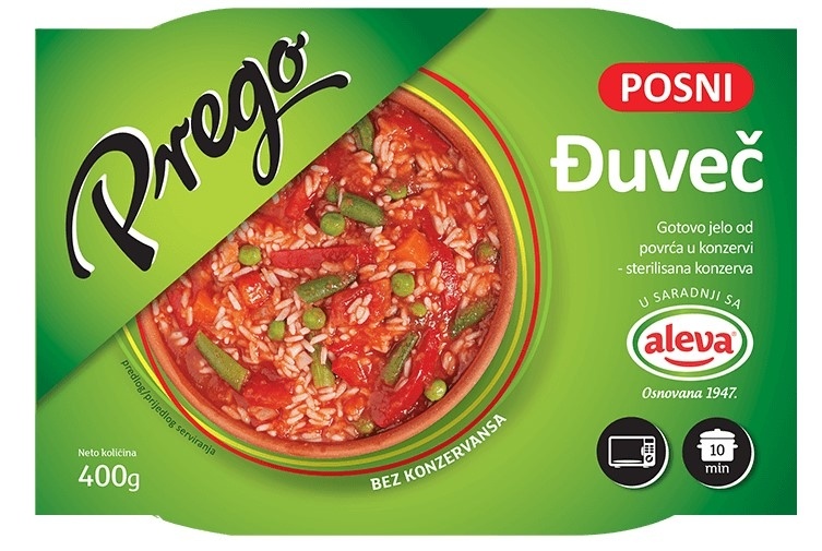 Gotova jela NEOPLANTA Prego đuveč posni 400g