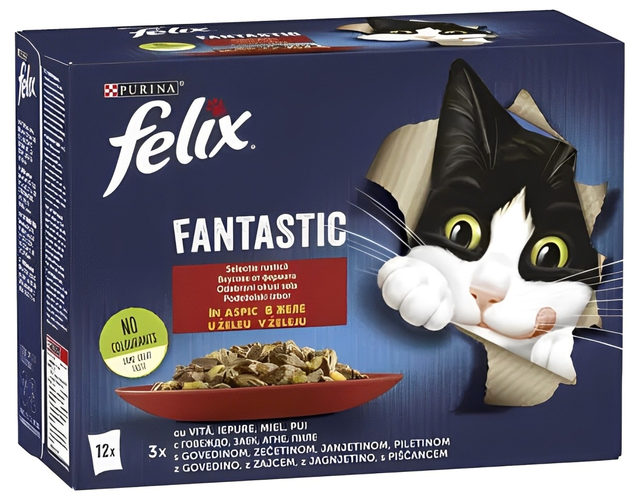 Hrana za mačke FELIX meso u želeu 12x85g