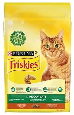 Hrana za mačke FRISKIES Indoor piletina i povrće 10kg