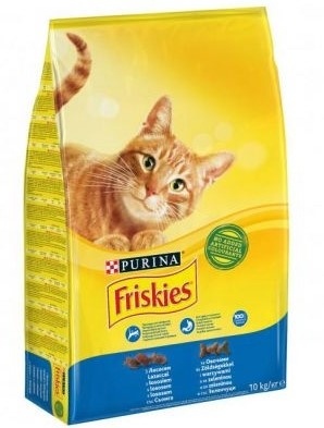 Hrana za mačke FRISKIES losos i povrće 10kg