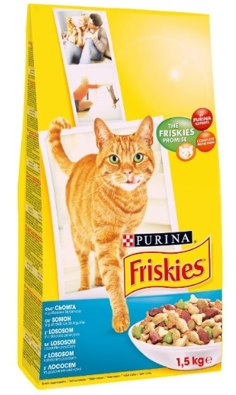 Hrana za mačke FRISKIES losos 1,5kg