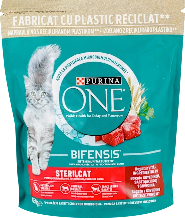 Hrana za mačke PURINA One govedina 450g