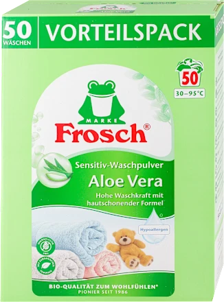 Deterdžent za pranje veša FROSCH aloe vera 50 pranja (3,3kg)