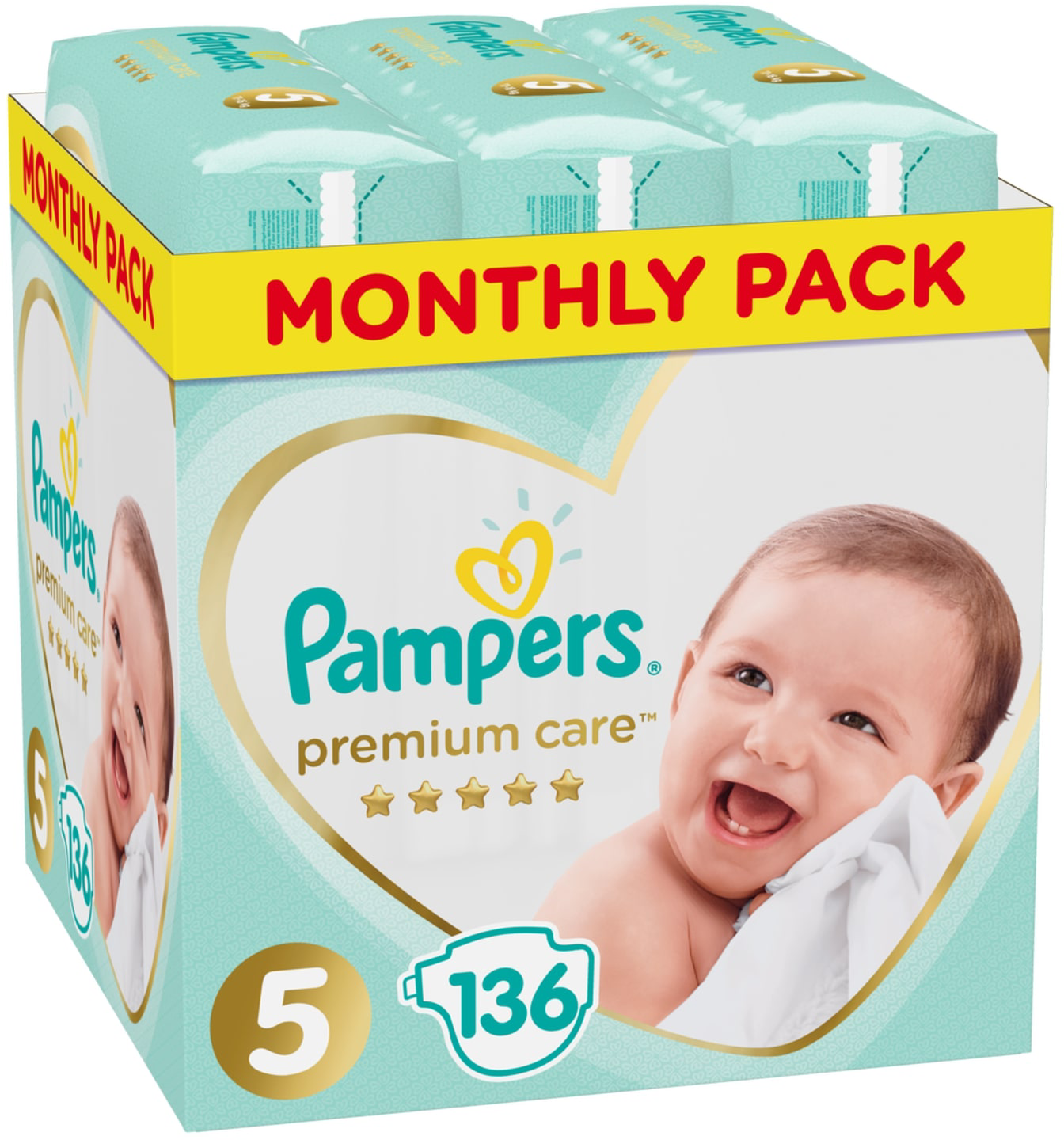 Pelene za bebe PAMPERS  Premium care 5 136kom