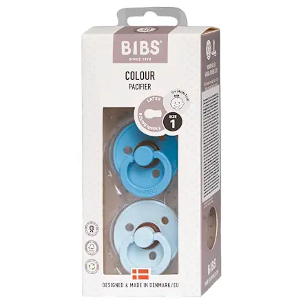 BIBS laža Baby Blue & Sky Blue (0m+) plava 2kom