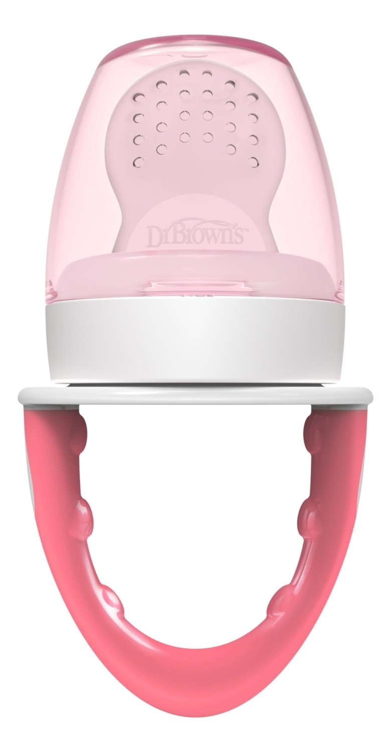 DR. BROWN'S Silikonska mljackalica roze