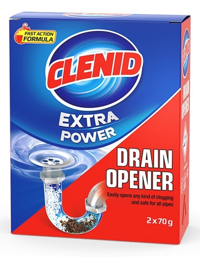 Sredstvo za otpušavanje slivnika CLENID 2x70g