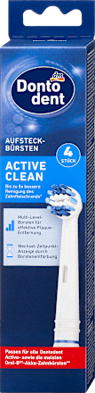 Elektrićna četkica za zube DONTODENT Active clean nastavak za električnu četkicu 4kom