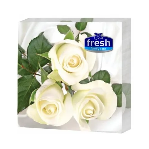 Salvete FRESH Bele ruže 3sloja 20kom