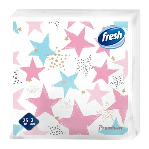 Salvete FRESH Zvezdice 2sloja 25kom
