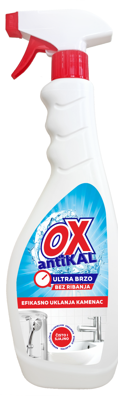 Sredstvo za čišćenje kamenca OX ANTIKAL sa pumpicom 750ml