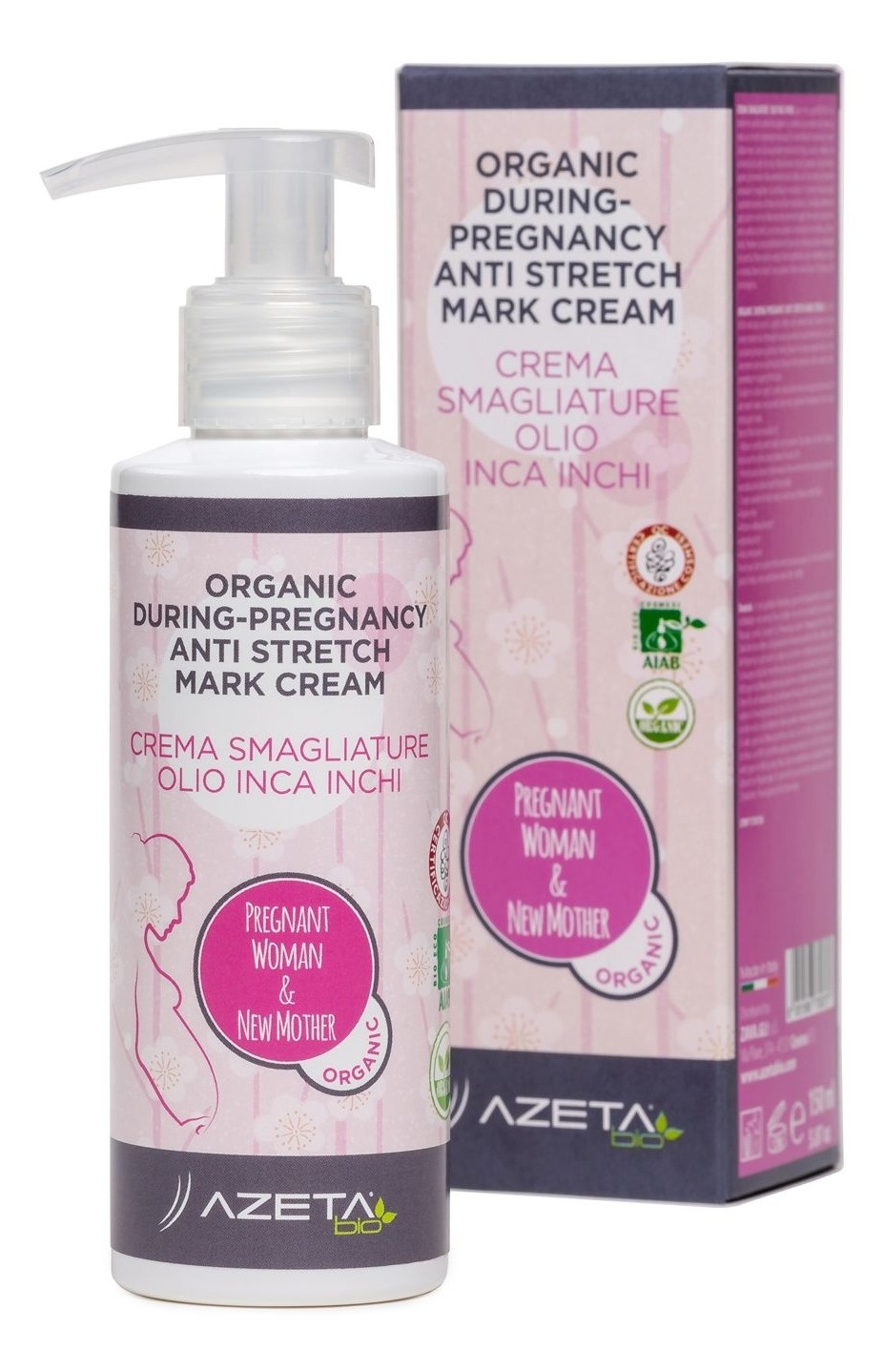 Organska krema AZETA BIO protiv strija 150ml