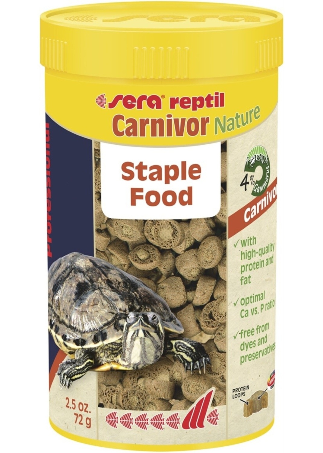 SERA Proffesional carnivor nature hrana za kornjače 250ml