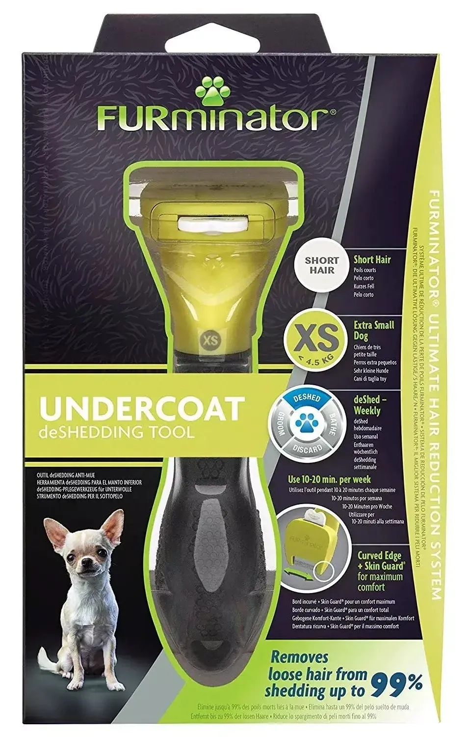 FURMINATOR četka za kratkodlake pse XS
