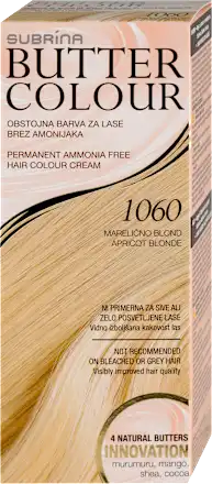 Farba za kosu SUBRINA butter colour 1060 apricot blonde