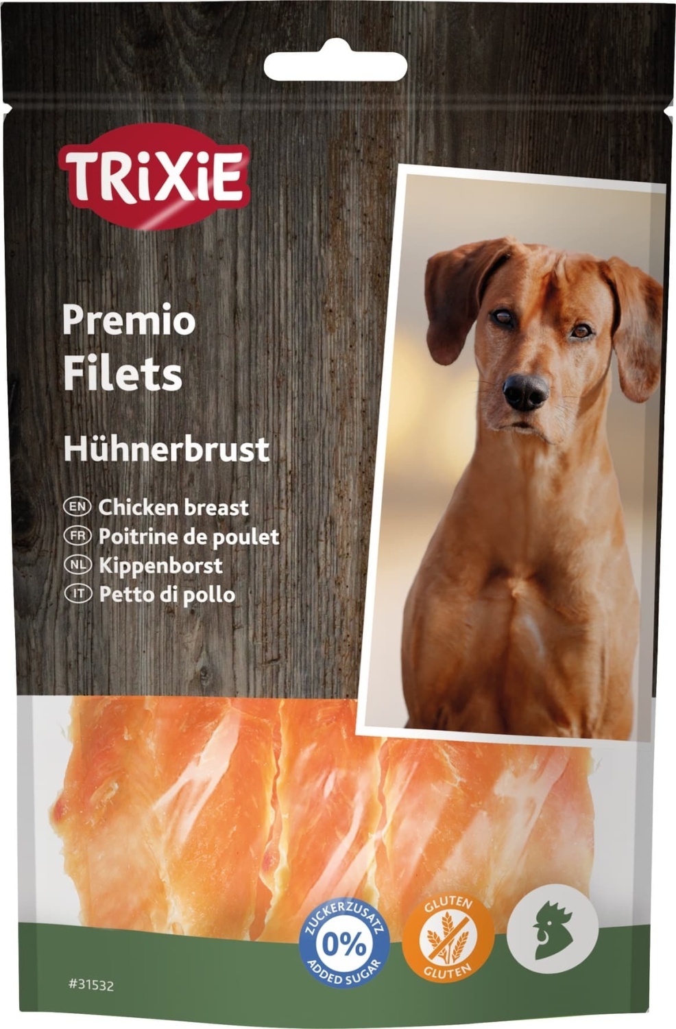 Poslastice za pse TRIXIE Premio pileći filet za pse 100g