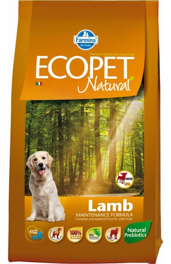 Hrana za pse ECOPET Natural  jagnjetina 12kg