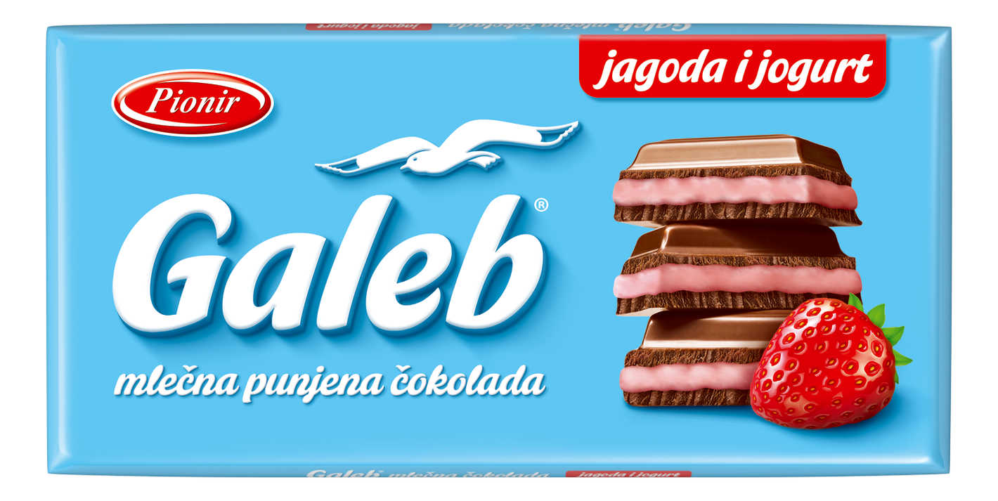 Čokolada  GALEB jagoda i jogurt 100g