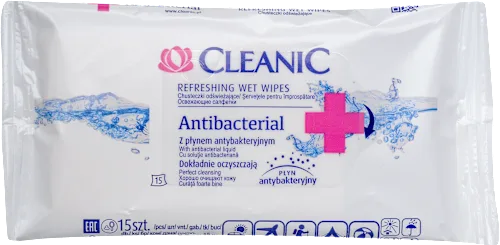 Vlažne maramice CLEANIC antibacterial 15kom