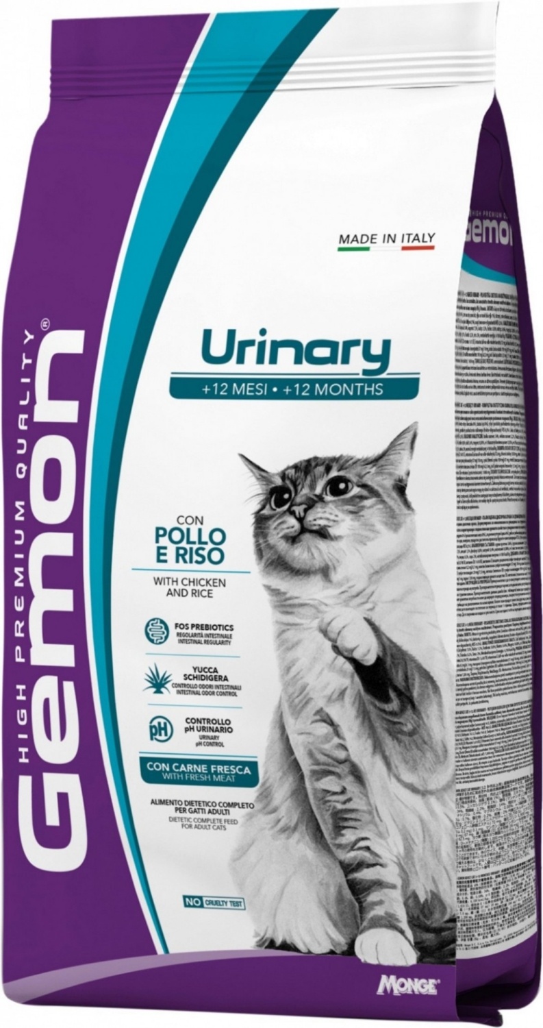 Hrana za mačke GEMON Urinary  piletina i pirinač 2kg