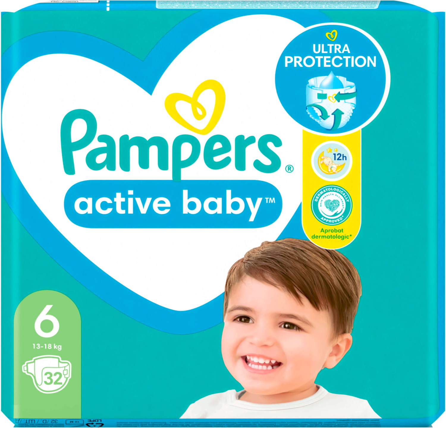 Pelene za bebe PAMPERS  active baby 6 32kom