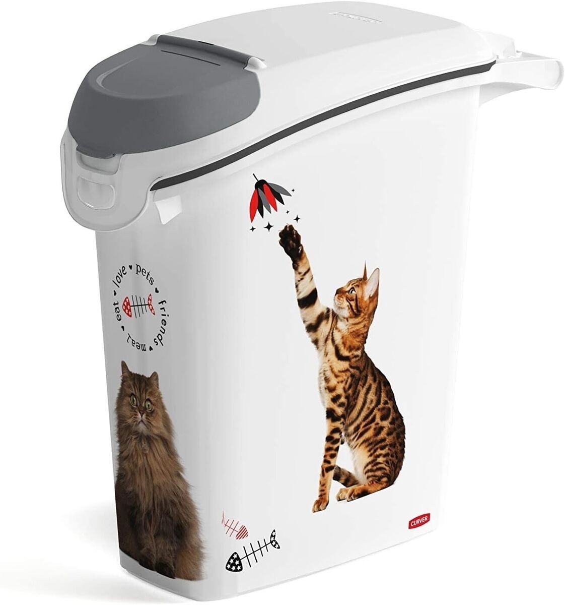 CURVER kutija za hranu Mačka 10kg 23l