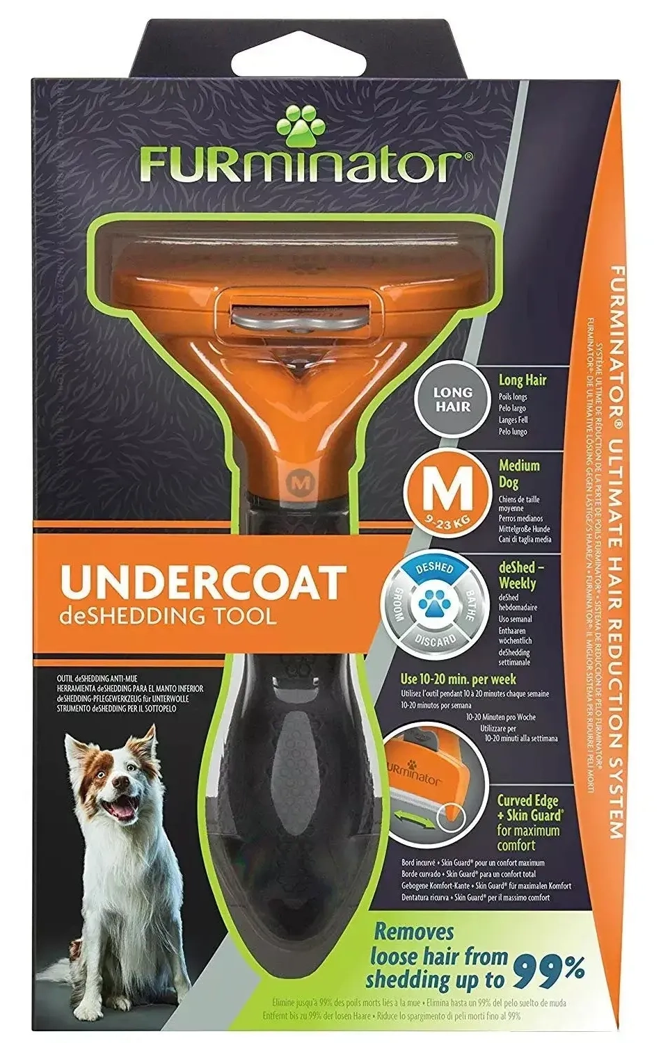 FURMINATOR četka za dugodlake pse M