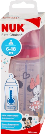 NUK First Choise flašica sa termo indikatorom Mickey 300ml