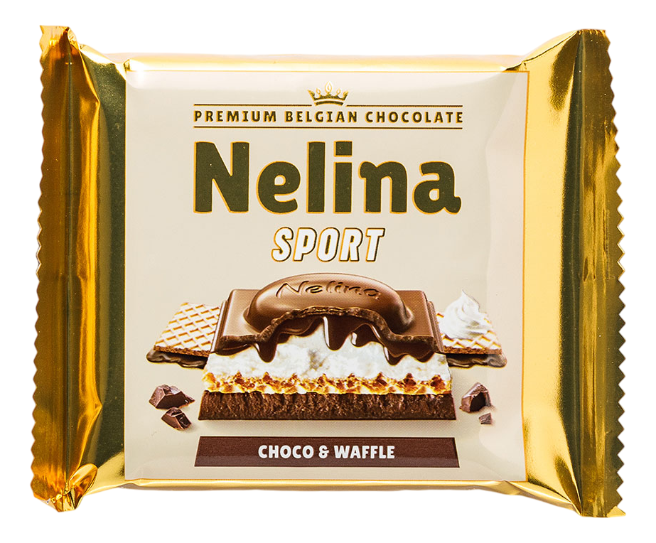 Čokolada NELINA mlečna sport waffle 55g