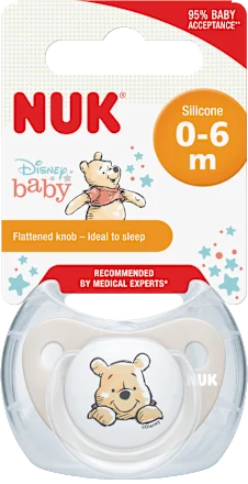 NUK varalica Winnie the Pooh (0-6m) bela