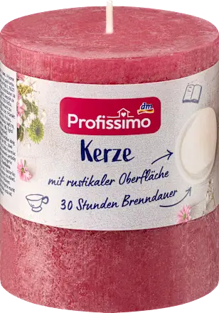 Mirisna sveća PROFISSIMO rustična bordo 80/68 1kom