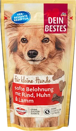 Poslastice za pse DEIN BESTES za male pse govedina piletina jagnjetina 60g