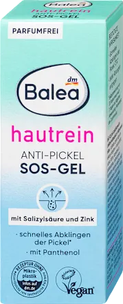 Gel za čišćenje lica BALEA Hautrein SOS gel protiv bubuljica 15ml