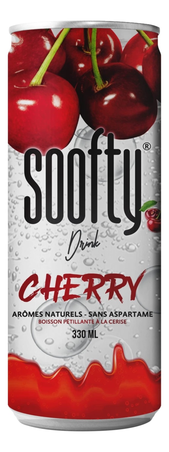 Gazirani sok SOOFTY trešnja 330ml