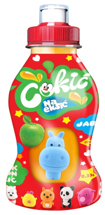 Negazirani sok NA EKS Cokić jabuka sa čašom 330ml