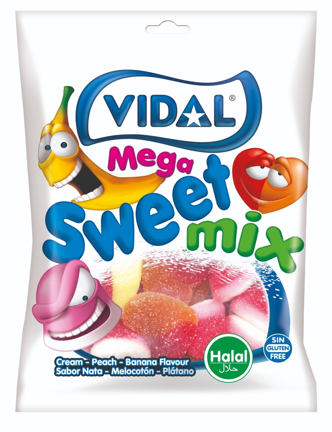 Gumene bombone VIDAL mega sweet mix 90g
