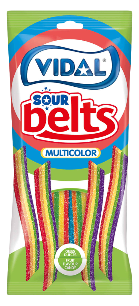 Gumene bombone VIDAL rainbow belt 90g