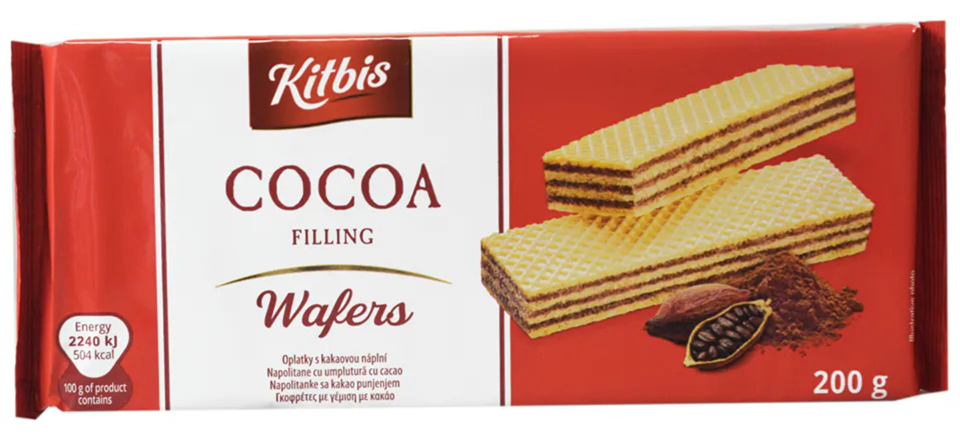 Napolitanka KITBIS kakao 200g