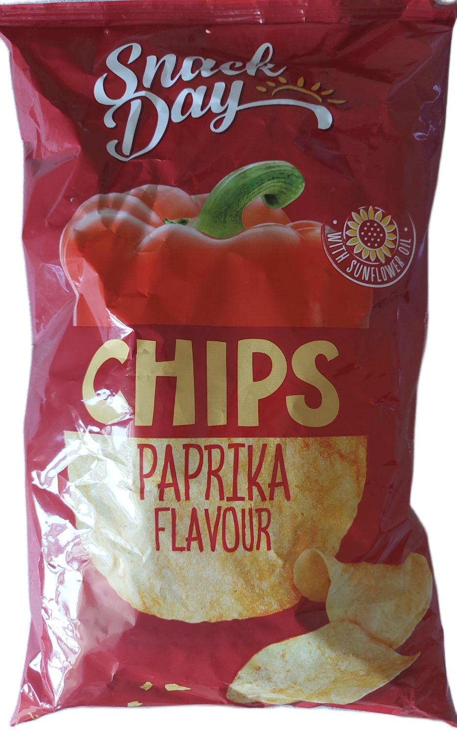 Čips SNACK DAY paprika pržen na suncokretovom ulju 150g