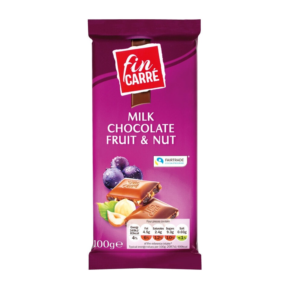 Čokolada FIN CARRE sa punjenjem 100g