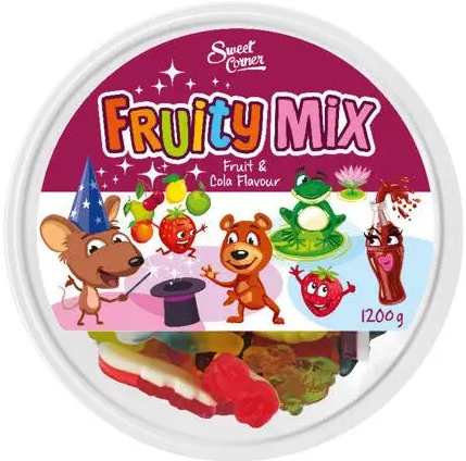 Gumene bombone SWEET CORNER voćne mix 1200g