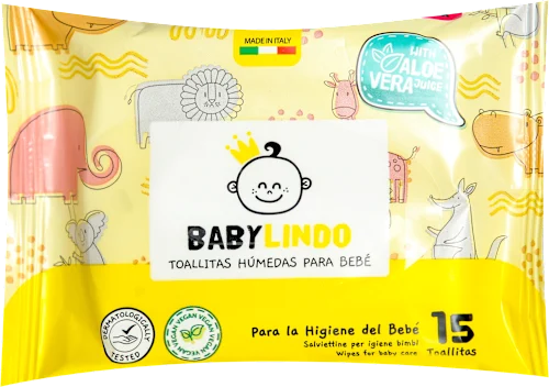 Vlažne maramice BABY LINDO aloe vera 15kom