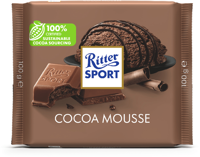 Čokolada RITTER SPORT cocoa mousse 100g