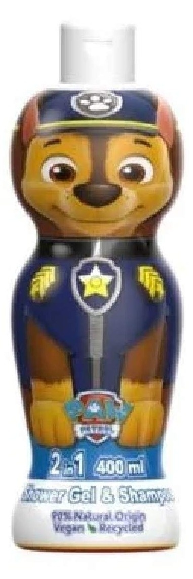 Šampon i gel za tuširanje PAW PATROL chase 1d 400ml