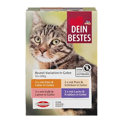 Hrana za mačke DEIN BESTES meso 1,2kg