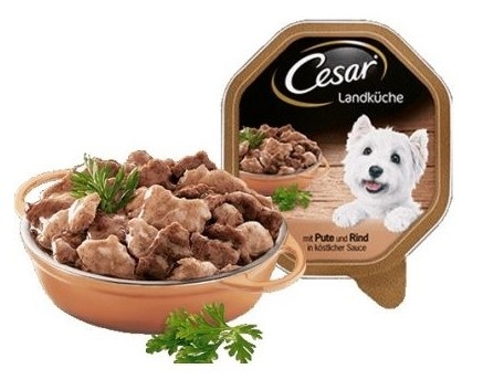 Hrana za pse CESAR classic ćuretina i govedina 150g
