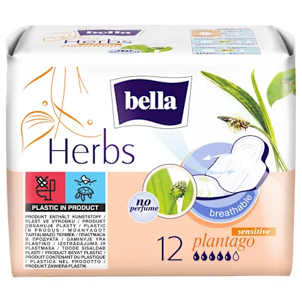 Higijenski ulošci BELLA Herbs Sensitive Plantago  12kom