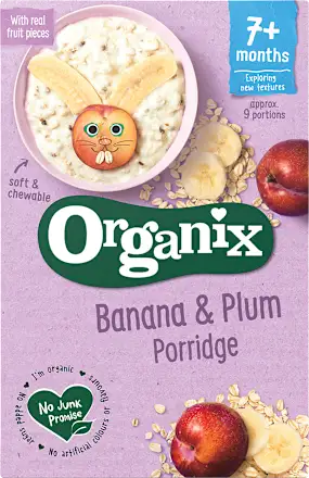 Kašica ORGANIX organska banana i šljiva 200g