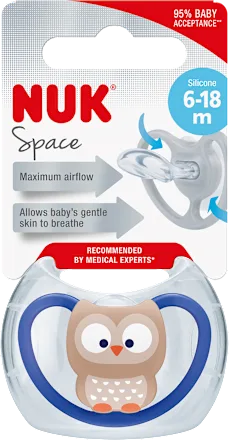 Varalica NUK silikonska Space 6-18 m